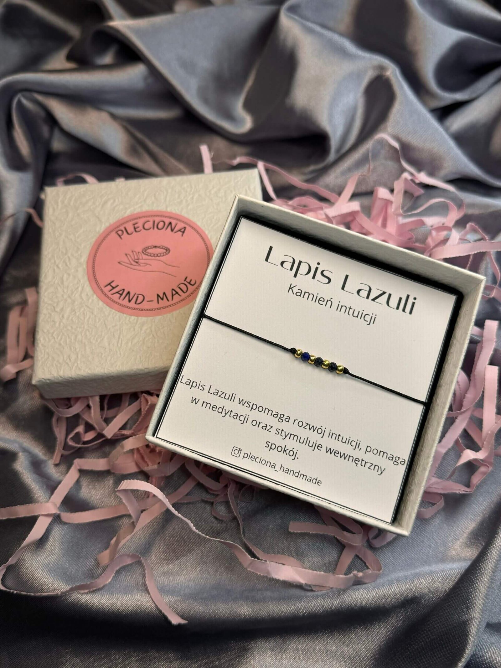 Bransoletka Szczęścia - Lapis Lazuli - obrazek 2